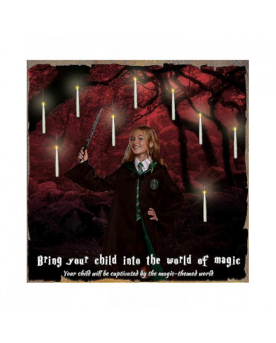 Décorations d’Halloween, bougies flottantes 12pcs menées avec baguette magique à distance, bougies sans flamme [...]