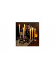 6 pack de bougies LED à piles avec télécommande et minuterie, vraie cire scintillante lumière blanche chaude pour [...]