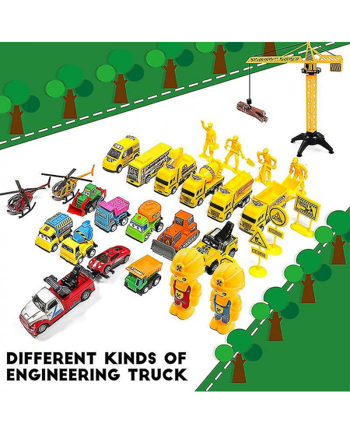 Cars Advent Calendar For Kids Boys 2023 Christmas, 24 Pull Back Vehicles Playsets With Crane Helicopter Tractor [...]