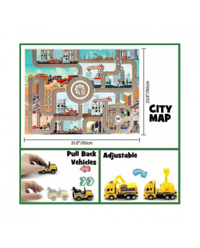 Cars Advent Calendar For Kids Boys 2023 Christmas, 24 Pull Back Vehicles Playsets With Crane Helicopter Tractor [...]