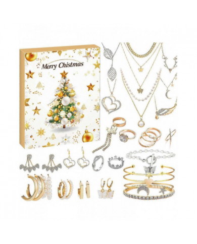 Calendrier de l’Avent de bijoux 2024, Calendrier de l’Avent 24 jours Compte à rebours de Noël, Calendrier de [...]