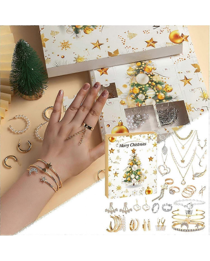 Calendrier de l’Avent de bijoux 2024, Calendrier de l’Avent 24 jours Compte à rebours de Noël, Calendrier de [...]