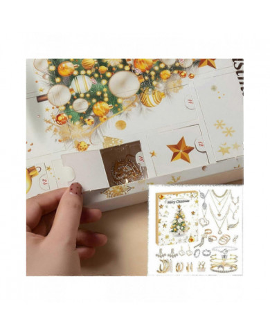 Calendrier de l’Avent de bijoux 2024, Calendrier de l’Avent 24 jours Compte à rebours de Noël, Calendrier de [...]