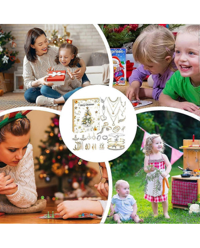 Calendrier de l’Avent de bijoux 2024, Calendrier de l’Avent 24 jours Compte à rebours de Noël, Calendrier de [...]