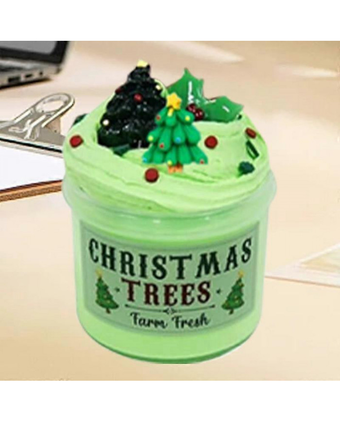 24 jours de slime et kit calendrier de compte à rebours de Noël beurre anti-stress jouets