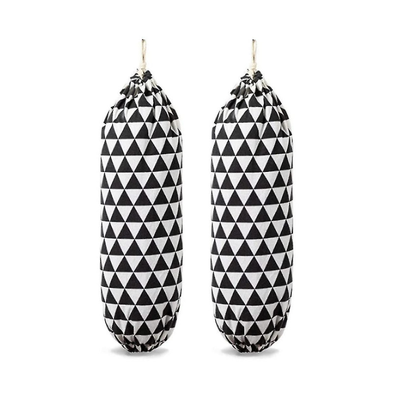 Plastic Bag Holder, Foldable Washable Grocery Bag Dispenser Recycling Shopping Bag Organizer Grocer