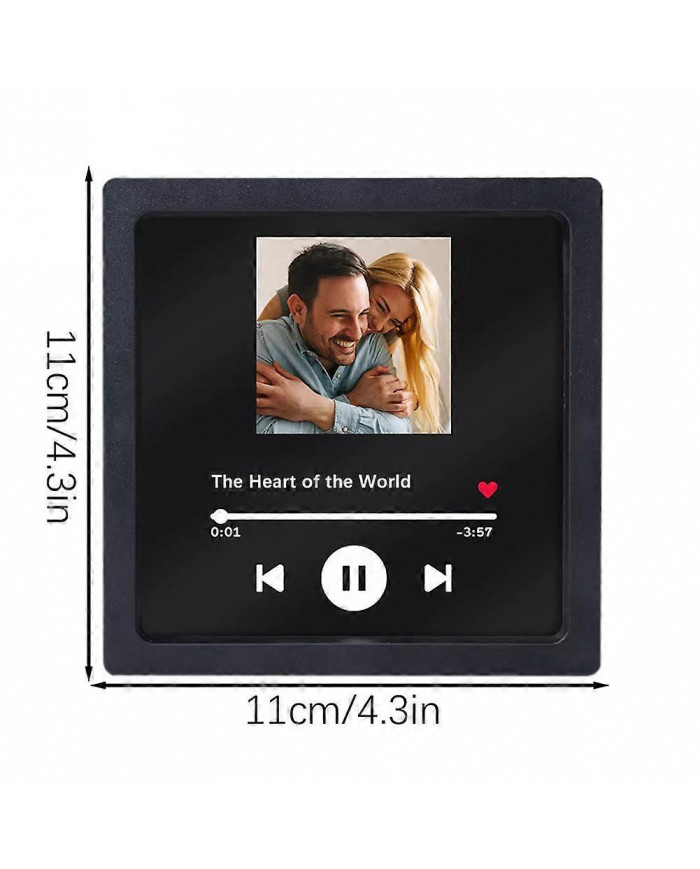 Aimant de réfrigérateur de musique et de photo personnalisable avec lecteur de musique intégré - Personnalisez [...]