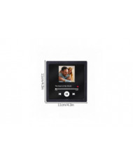 Aimant de réfrigérateur de musique et de photo personnalisable avec lecteur de musique intégré - Personnalisez [...]