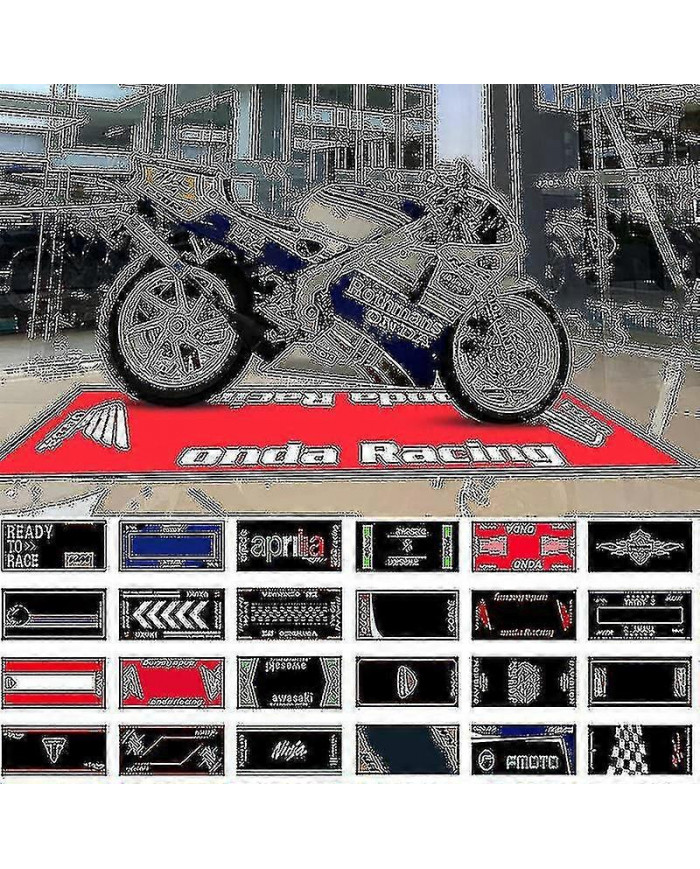 Tapis d’affichage de moto Tapis antidérapant Tapis de course Moto Tapis pour Honda Kawasaki Yamaha Bmw Suzuki Sol [...]