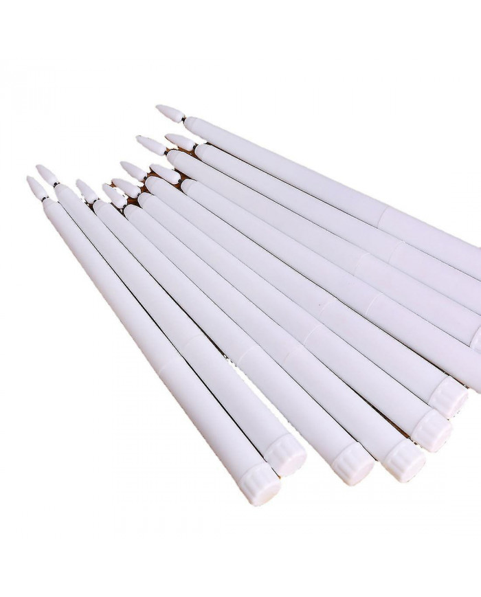 Ensemble de 10 bougies coniques à led fonctionnant sur batterie avec télécommande, bougies de salle à manger en [...]