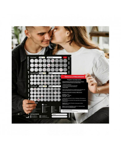 Jeu Scratch Off Poster Jeu Pour Couples Saint Valentin Cadeaux Affiche Murale Elle Et Pour Elle