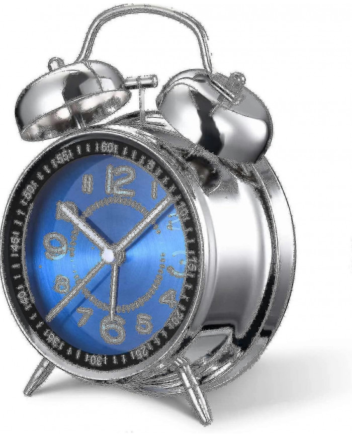 Réveil bruyant pour les adultes qui dorment lourds, quartz silencieux non tic-tac de 4 pouces avec rétroéclairage, [...]