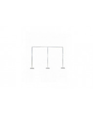 Cadre de décor de toile de fond de réception de mariage 6M