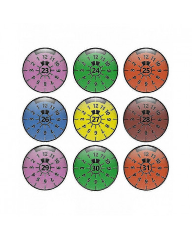 2pcs 3d Gel Sticker License Plate Seal Badge, Tuv Plaque Decals -gsla