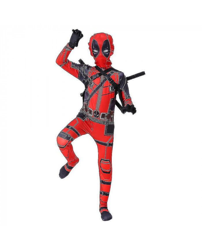 Enfants Garçons Deadpool Super-héros Halloween Party Costume Déguisements Gift_y_jl_1