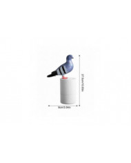 Pigeons Distributeur de savon pour oiseaux, distributeur automatique de savon pour les mains, lave-mains [...]