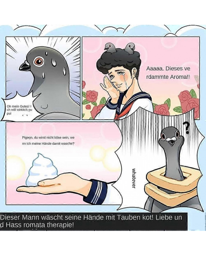 Pigeons Distributeur de savon pour oiseaux, distributeur automatique de savon pour les mains, lave-mains [...]