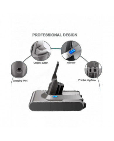 Amélioré 6.0ah V8 Compatible V8 Animal/absolute/motorhead/fluffy/sv10 Aspirateur sans fil portatif Li-ion 967834 [...]