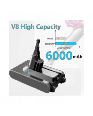 Amélioré 6.0ah V8 Compatible V8 Animal/absolute/motorhead/fluffy/sv10 Aspirateur sans fil portatif Li-ion 967834 [...]