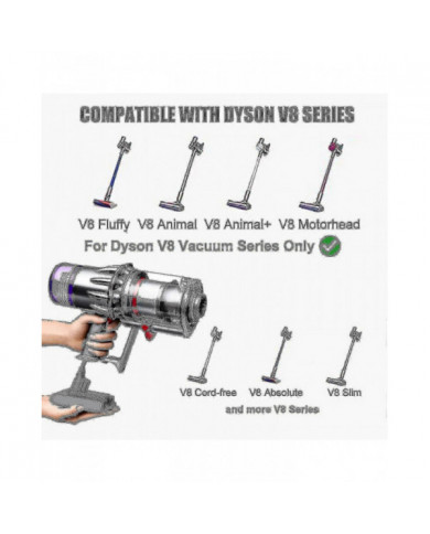 Amélioré 6.0ah V8 Compatible V8 Animal/absolute/motorhead/fluffy/sv10 Aspirateur sans fil portatif Li-ion 967834 [...]