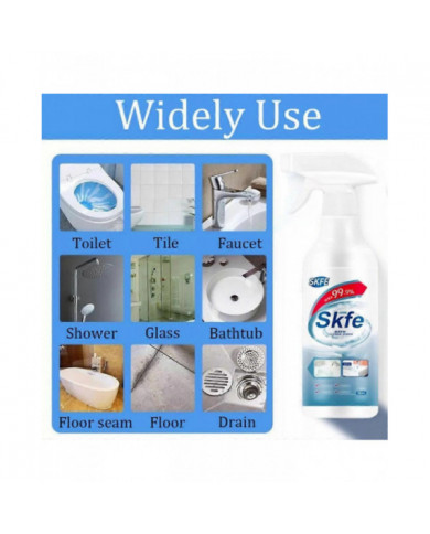 Spray nettoyant pour baignoire Skfe, spray nettoyant pour salle de bain Skfe, nettoyant pour taches tenaces