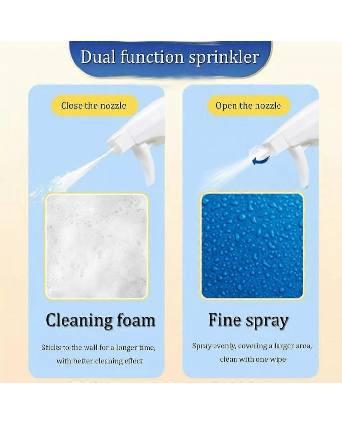 Spray nettoyant pour baignoire Skfe, spray nettoyant pour salle de bain Skfe, nettoyant pour taches tenaces