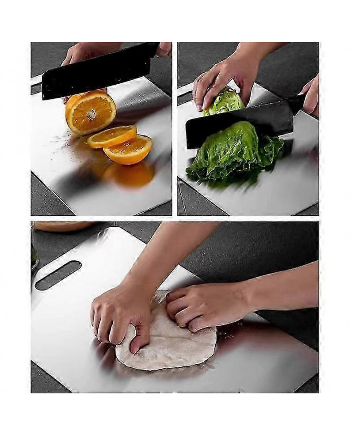 Planche à découper en titane double épaisseur pour la cuisine à la maison Cuisine Camping en plein air Randonnée [...]