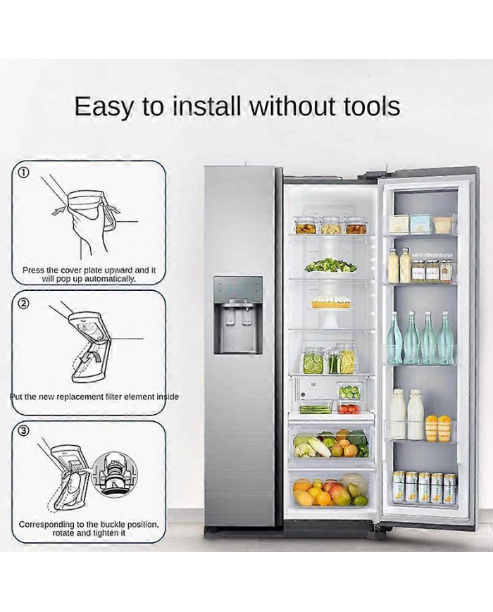 3pcs LG LT1000P ADQ747935 Filtre à eau pour réfrigérateur