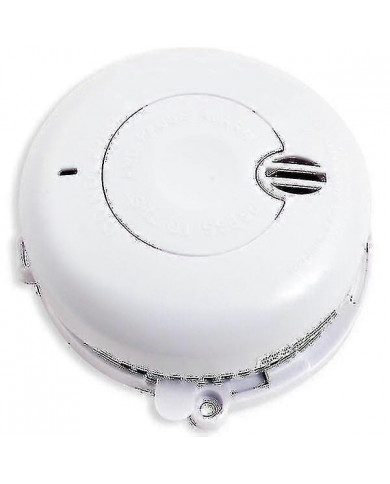 Fumée/incendie Alarmdetector Photoelectric 10 year Battery Certified - White