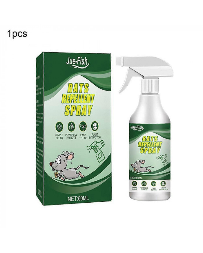 2024 Répulsif pour souris Spray à l’huile de menthe poivrée Formule à base de plantes Répulsif pour rongeurs