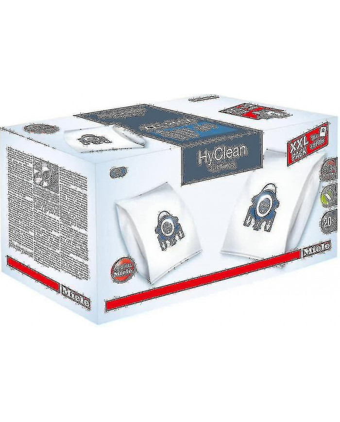 Aspirateur 2023 16 pièces pour les sacs à poussière Miele Gn Airclean 3d Efficiency remplacent l’aspirateur Miele Gn