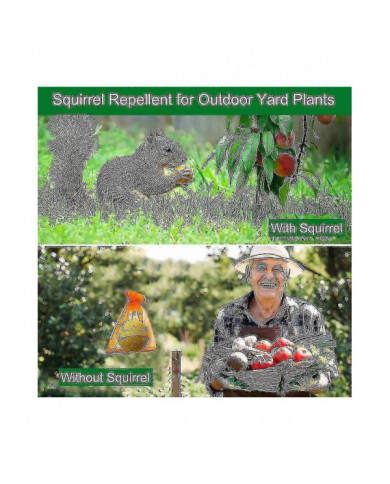 Pack de 12 répulsifs pour écureuils, répulsif pour tamias à l’extérieur, répulsif naturel pour écureuils à la [...]