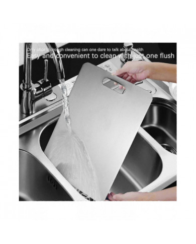 planche à découper en titane planche à découper de cuisine en titane double face-en stock