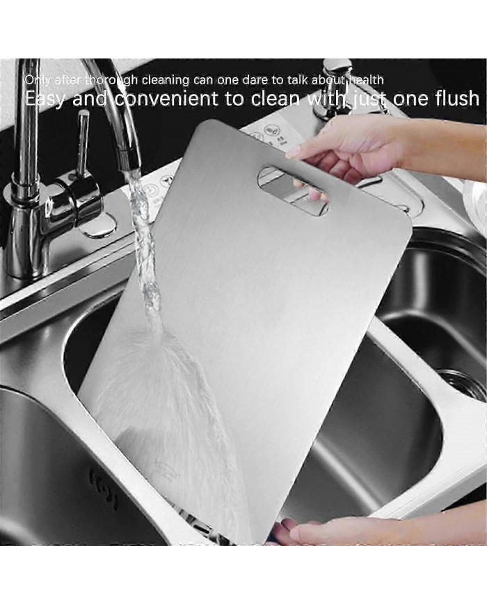 planche à découper en titane planche à découper de cuisine en titane double face-en stock