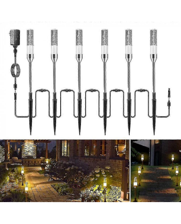 Les lumières de paysage à basse tension peuvent s’étendre aux lumières de chemin à LED, éclairage de paysage 12 [...]