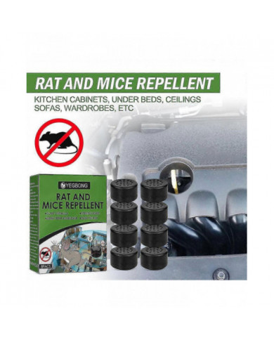 8x Menthe poivrée pour repousser les souris Boule répulsive naturelle pour souris Huile de menthe poivrée [...]