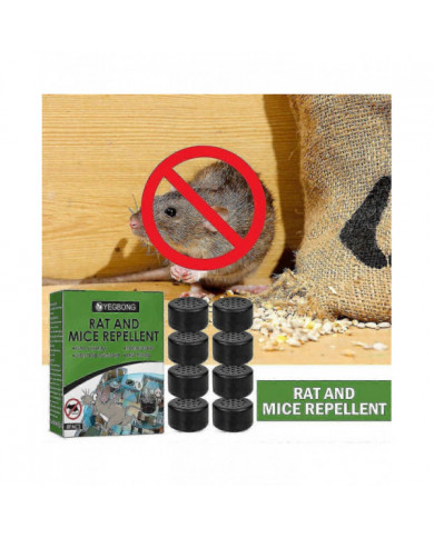 8x Menthe poivrée pour repousser les souris Boule répulsive naturelle pour souris Huile de menthe poivrée [...]