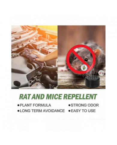 8x Menthe poivrée pour repousser les souris Boule répulsive naturelle pour souris Huile de menthe poivrée [...]