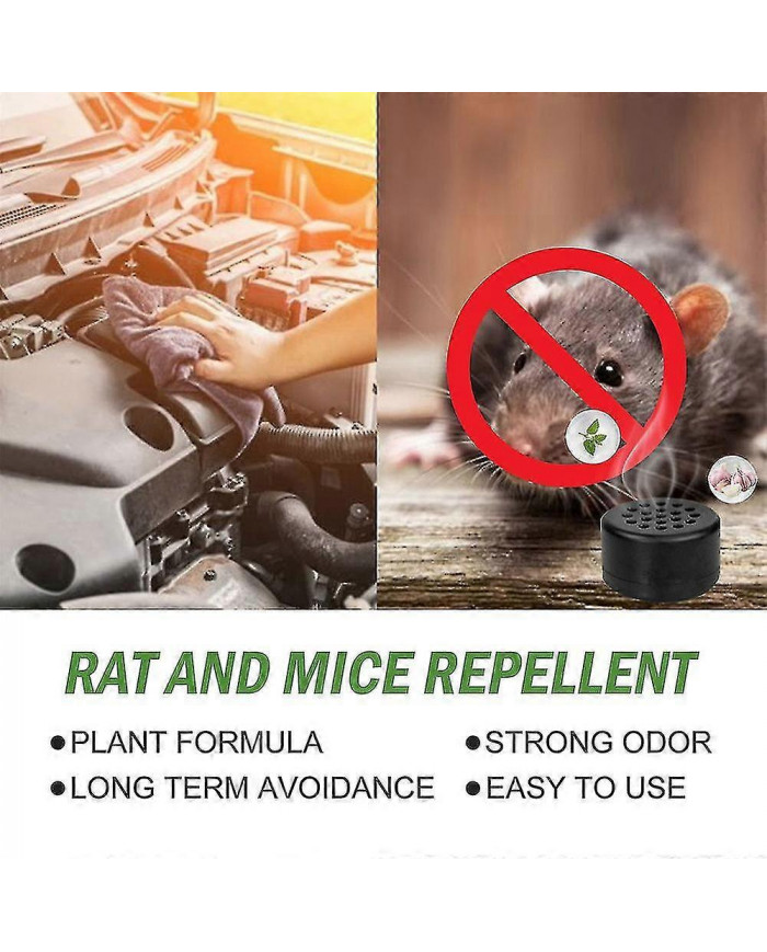 8x Menthe poivrée pour repousser les souris Boule répulsive naturelle pour souris Huile de menthe poivrée [...]