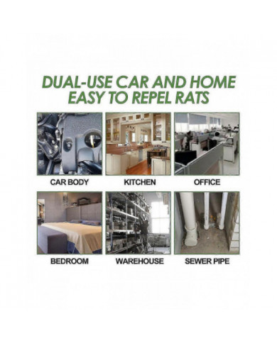 8x Menthe poivrée pour repousser les souris Boule répulsive naturelle pour souris Huile de menthe poivrée [...]