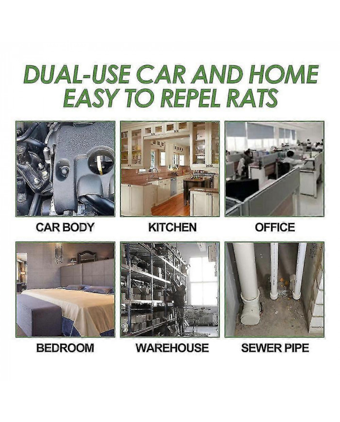 8x Menthe poivrée pour repousser les souris Boule répulsive naturelle pour souris Huile de menthe poivrée [...]