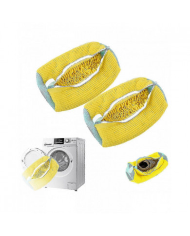 2024 Sac de lavage de chaussures en coton Filet à linge Les fibres moelleuses éliminent facilement la saleté Anti- [...]