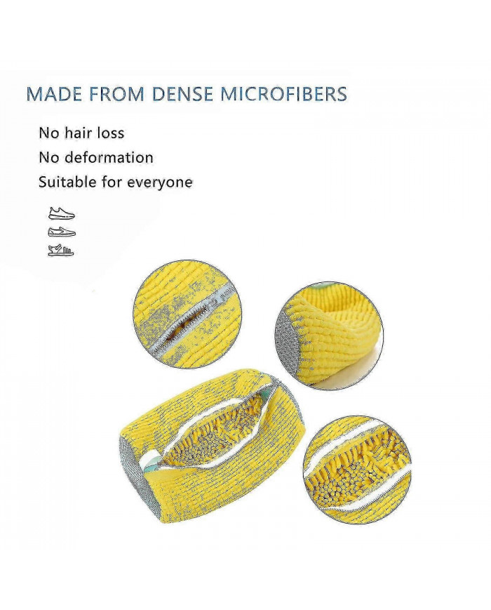 2024 Sac de lavage de chaussures en coton Filet à linge Les fibres moelleuses éliminent facilement la saleté Anti- [...]