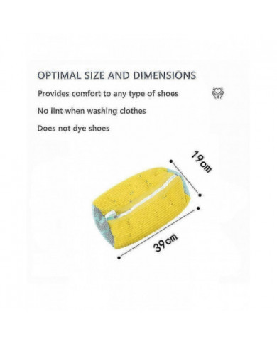 2024 Sac de lavage de chaussures en coton Filet à linge Les fibres moelleuses éliminent facilement la saleté Anti- [...]