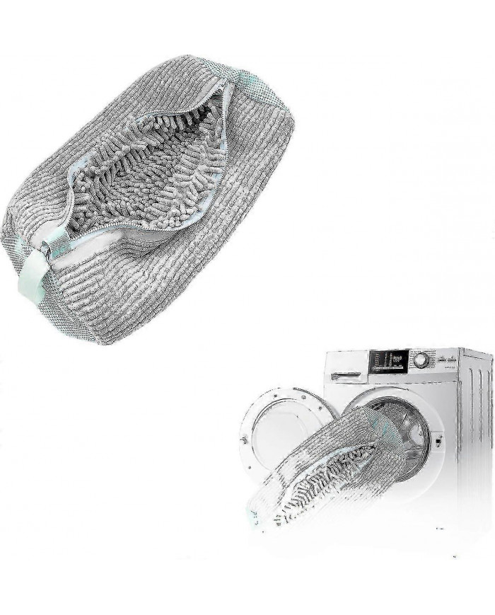 2024 Sac de lavage de chaussures en coton Filet à linge Les fibres moelleuses éliminent facilement la saleté Anti- [...]