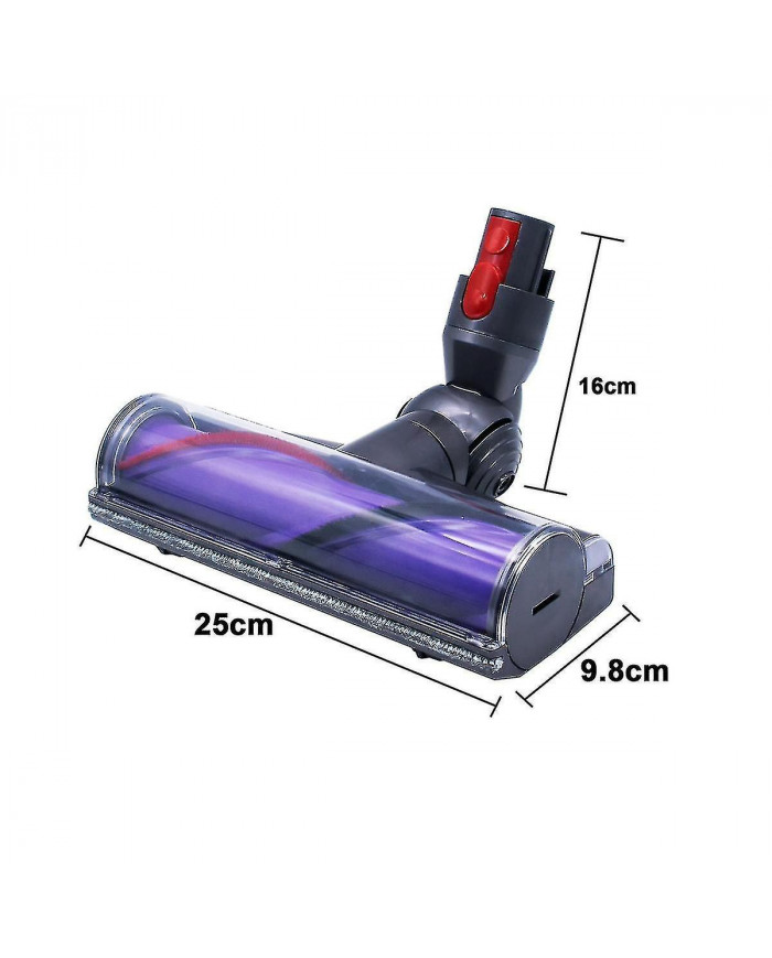 Brosse de turbine pour V7 V8 V10 V11 V15 Brosse de moteur Aspirateur à couple élevé Rouleau à entraînement direct Brus