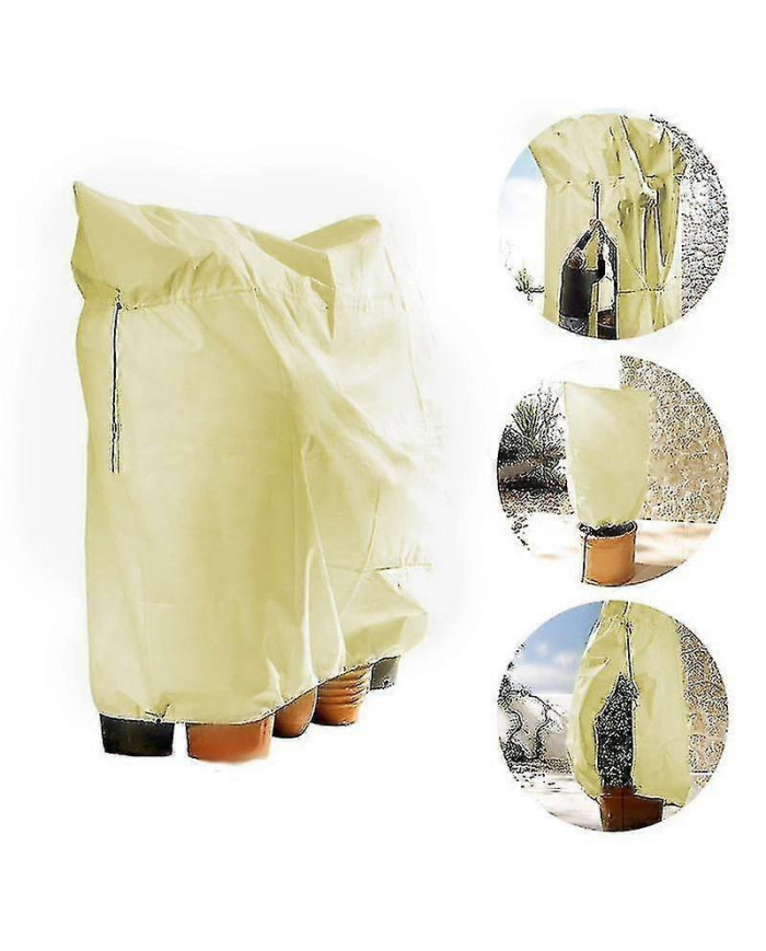 Sacs de protection contre le gel pour les plantes, housse de protection des plantes réutilisable avec cordon, sacs [...]