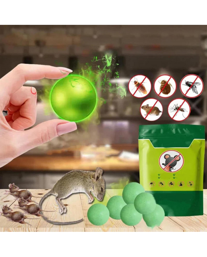 Répulsif pour rongeurs 10 pcs/25 pcs, pilules dissuasives pour souris rats, sécurité pour les humains et les [...]