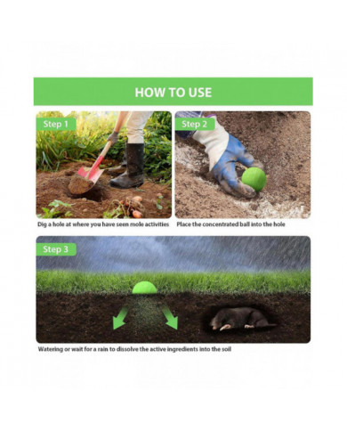 Répulsif pour rongeurs 10 pcs/25 pcs, pilules dissuasives pour souris rats, sécurité pour les humains et les [...]