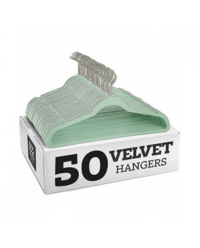 Cintres en velours antidérapants - Cintres de costume (pack de 10)